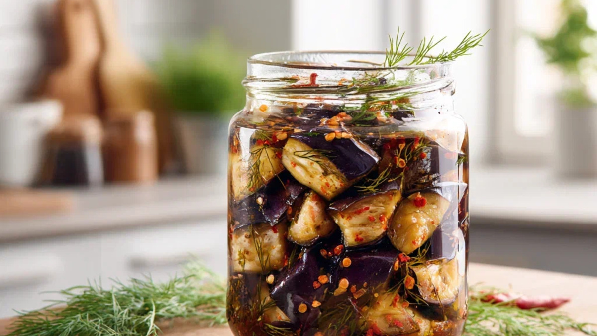 Баклажаны с чесноком