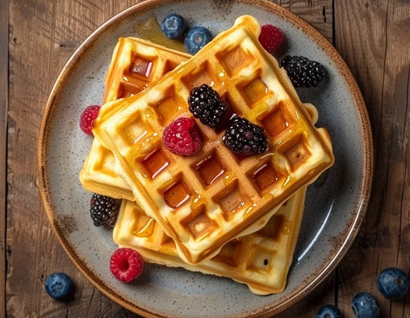 Мягкие бельгийские вафли Мягкие бельгийские вафли