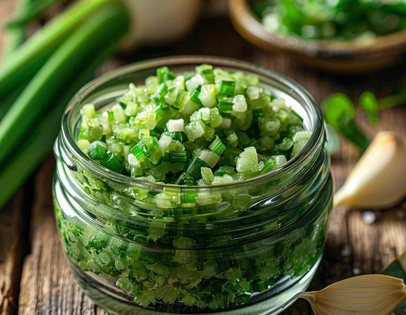 Чесночные стрелки через мясорубку Чесночные стрелки через мясорубку