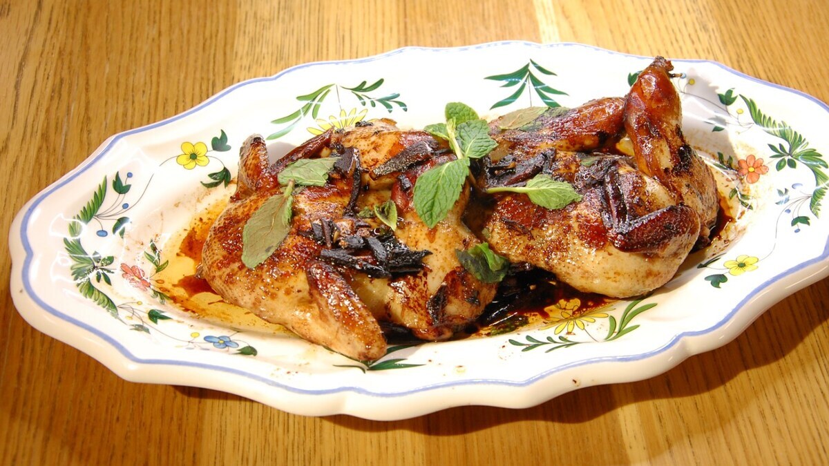 Перепелки в остром имбирном маринаде