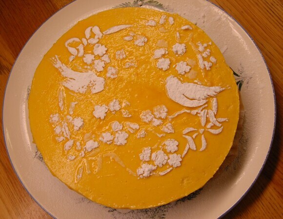 Манговый тарт