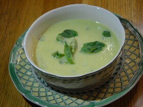 Суп-пюре из спаржи, порея и картофеля Суп-пюре из спаржи, порея и картофеля