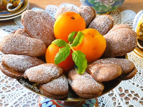 Шоколадное печенье с джемом