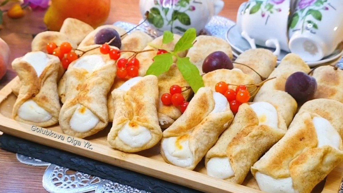 Печенье с творожным кремом