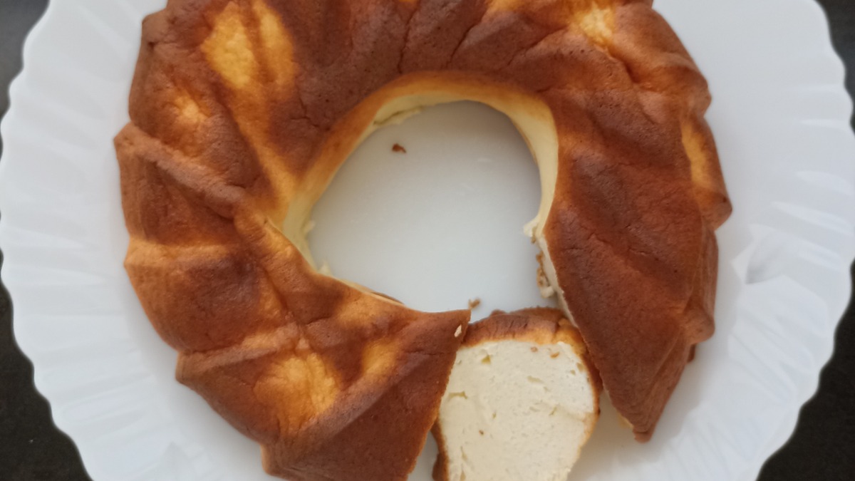 Нежная запеканка без сахара (со стевией)
