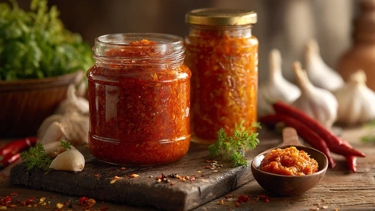 Аджика на зиму: острая (сырая и вареная)