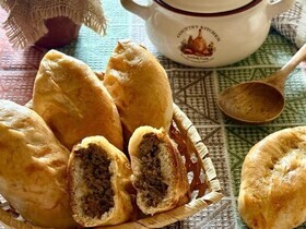 Пирожки с куриными потрошками