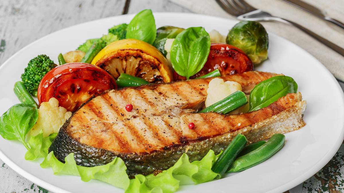 Быстрый мастер-класс: семга на сковороде-гриль