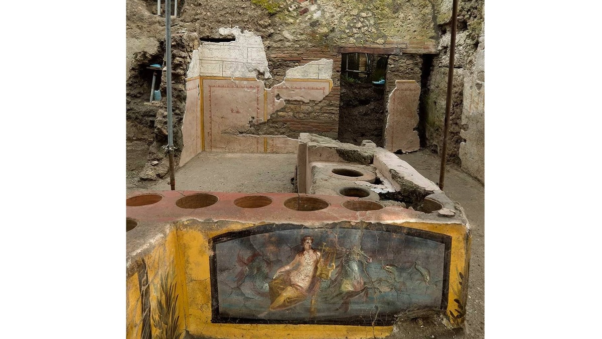 В Помпеях открылся ресторан, сохранившийся еще с древних времен