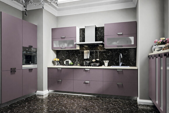 Тренд: матовые кухни